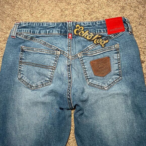 Denim - Ecko Unltd Y2K 2004 Women's Jeans Bootcut Size 11 Embroidered